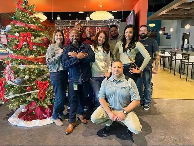 California Diversity Council members celebrate at their holiday party. California Diversity Council members celebrate at their holiday party.